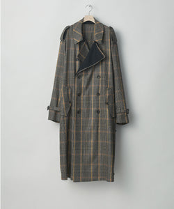 stein / シュタイン】OVERSIZED DOUBLE LAPELED TRENCH COAT - GLEN