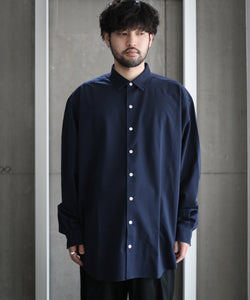 KANEMASA】ROYAL OX DRESS KNIT SHIRT LOOSE FIT - NAVY – session