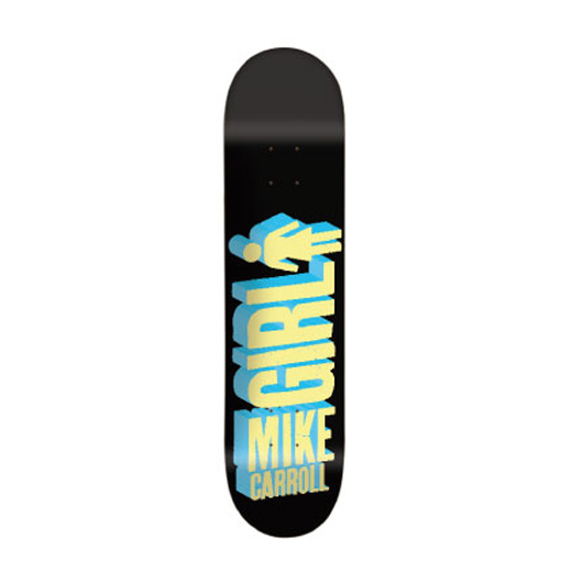 GIRL Skateboards Deck Mike Carroll BIG GIRL 3D | ガール スケート