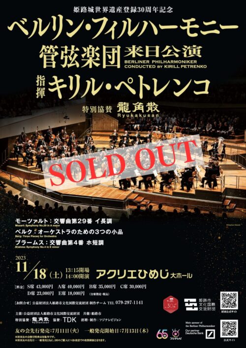 ベルリン・フィルハーモニー管弦楽団 来日公演 指揮 キリル