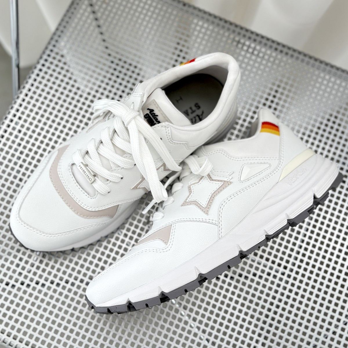 AtlanticSTARS×HIMIKO】ビブラムソールレザースニーカー【AGENA