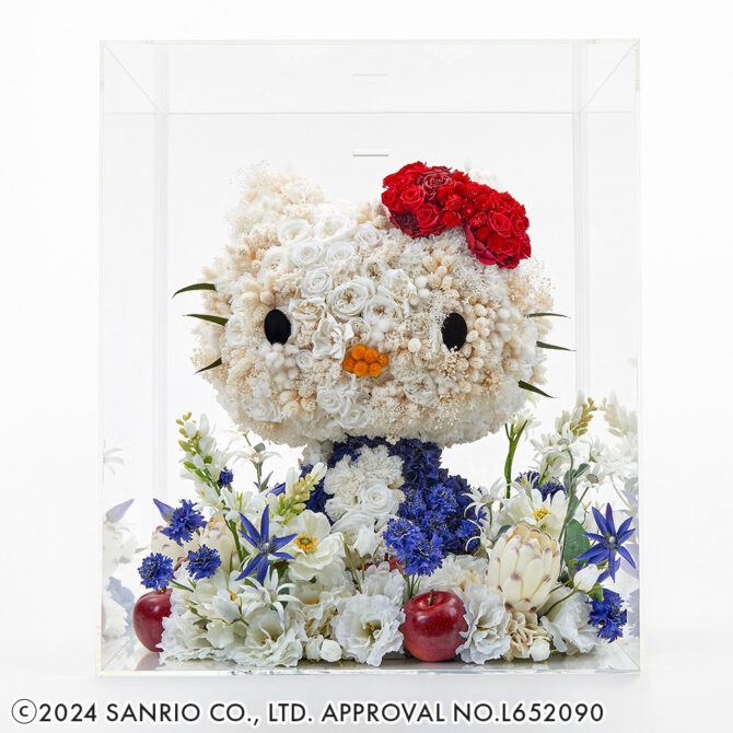 プリザーブドフラワー「HELLO KITTY 50th Anniversary」【東京都23区