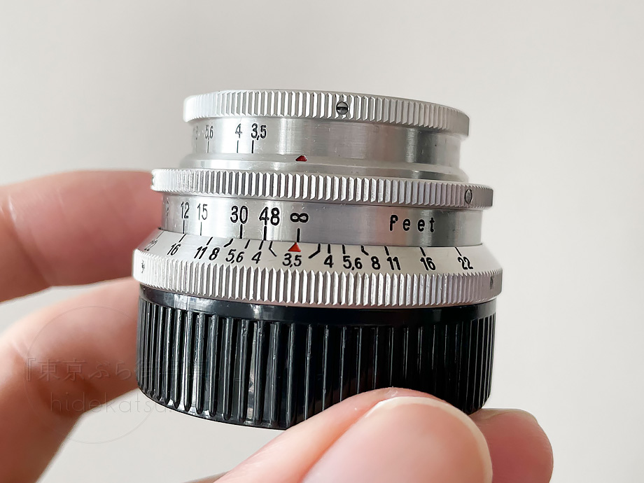 5年前に行った松陰神社に1950年前後製の小さいTessar 50mmと再訪