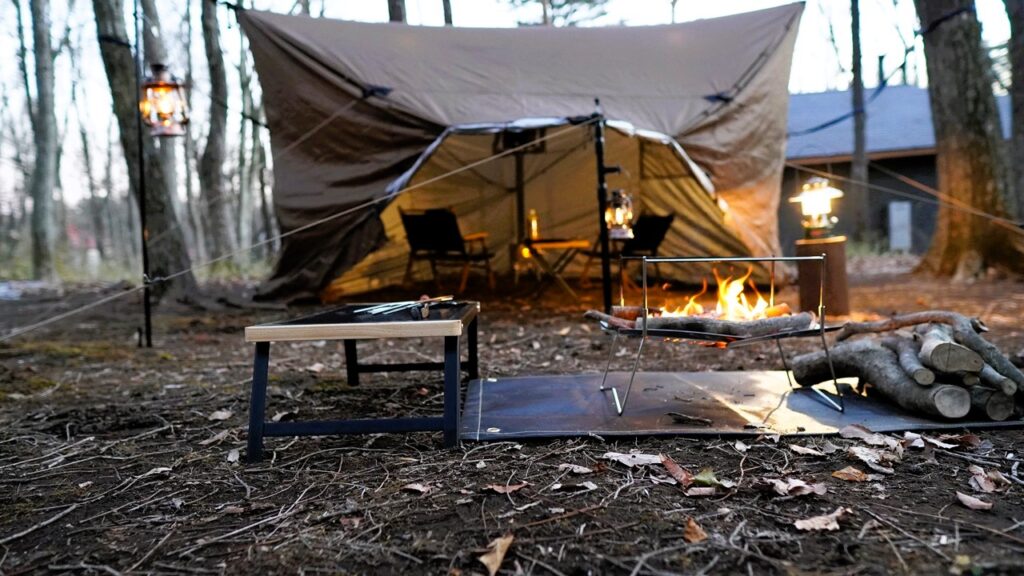 ハンモックと薪ストも使える万能シェルターOneTigrisコズシャック