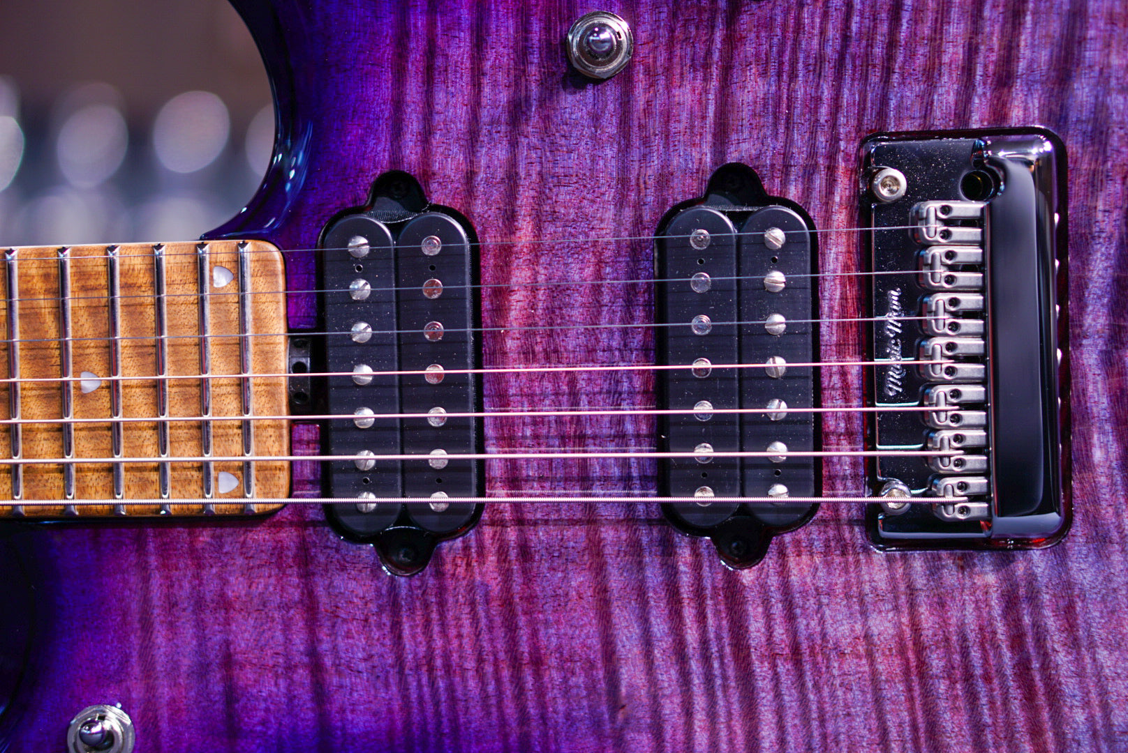 Ernie Ball Music Man JP 15 7 string flame Nebula K02779