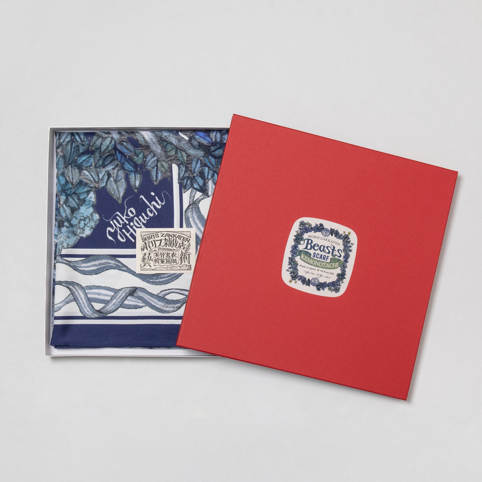 スカーフ けものたち – ボリス雑貨店