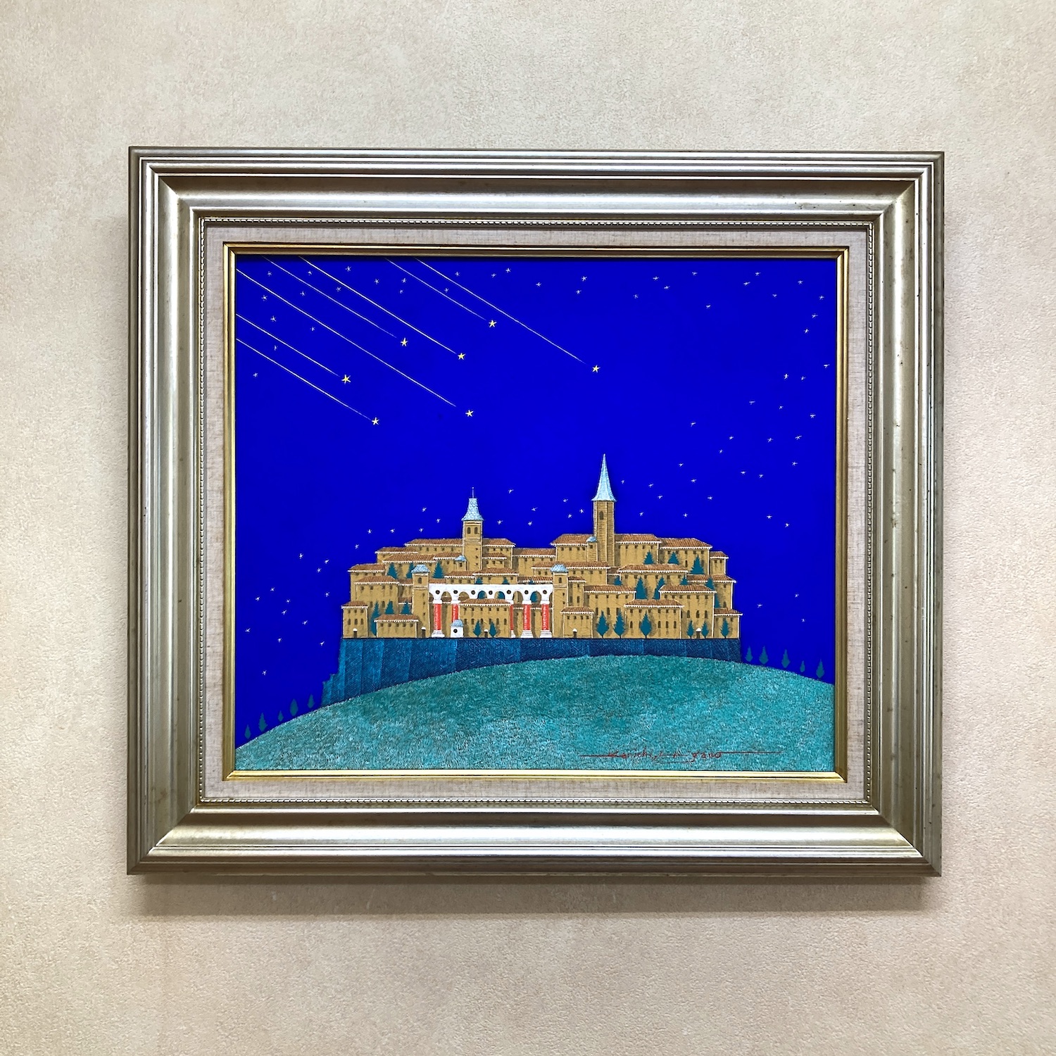 BLUE」テンペラ画作品のごあんない