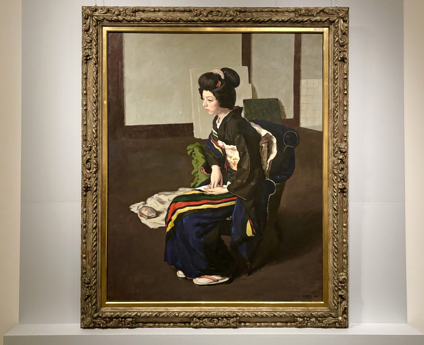 神戸市立小磯記念美術館で特別展「小磯良平展―幻の名作《日本髪の娘