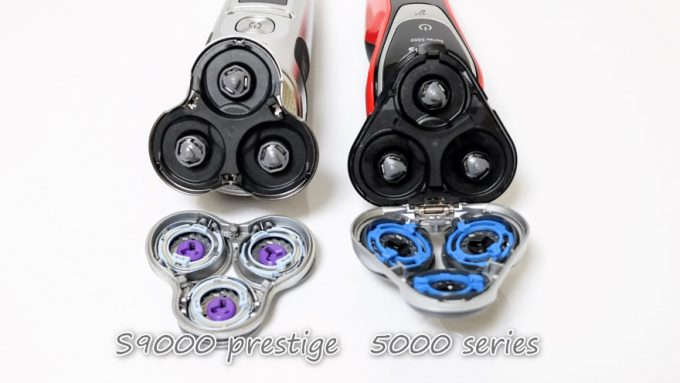 PHILIPS「S9000プレステージ」と「9000/7000/5000シリーズ」の替刃