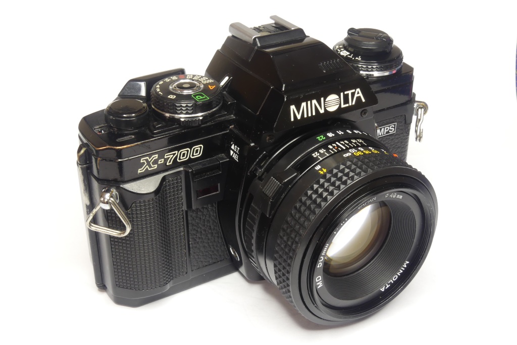 Minolta X700 SLR Camera MD3 50mm f1.7 lensHigh 5 Cameras
