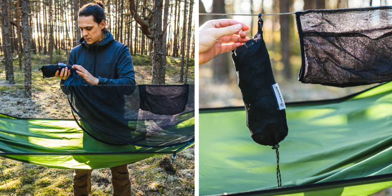 自然に包まれて眠ろう。ハンモックキャンプなら、LESOVIKに決まり