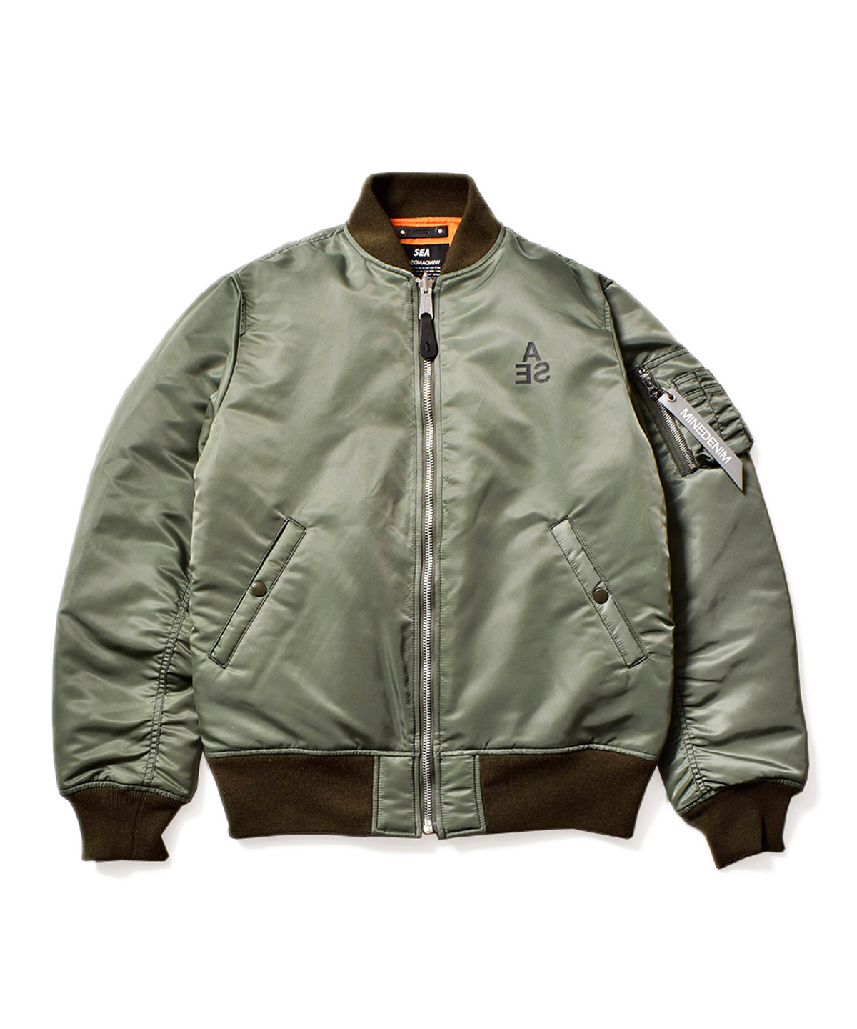 WIND AND SEA × MINEDENIM コラボMA-1を発売 | HIGHSNOBIETY.JP