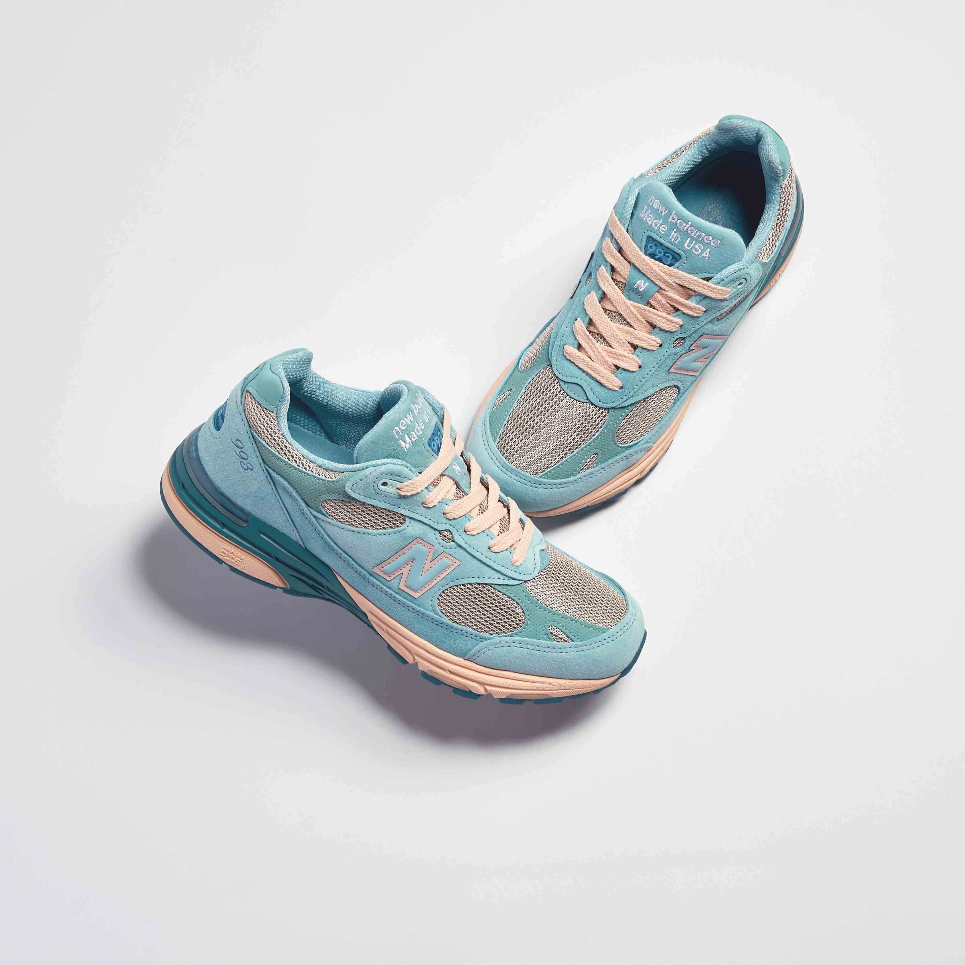 Joe Freshgoods × New Balance、再コラボでパステルカラーの「993