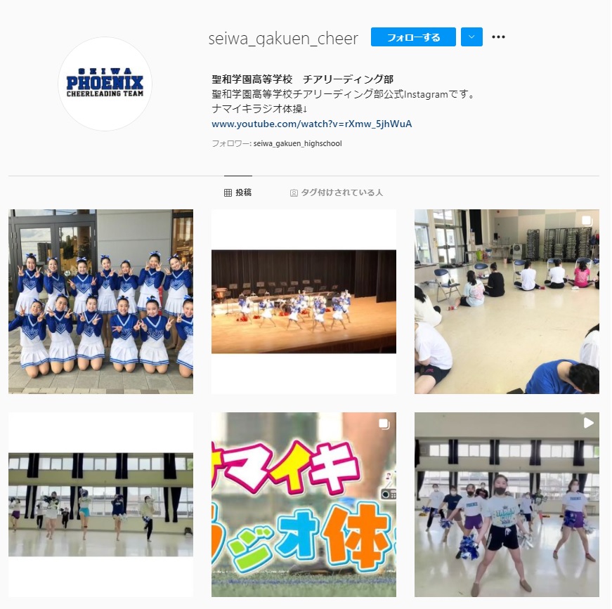 チアリーディング部（女子） - 学校法人聖和学園 聖和学園高等学校