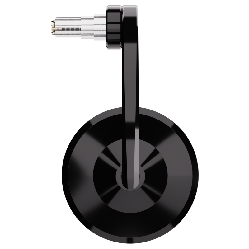 HIGHSIDER pro handlebar end mirror Montana EVO Black (1 pc