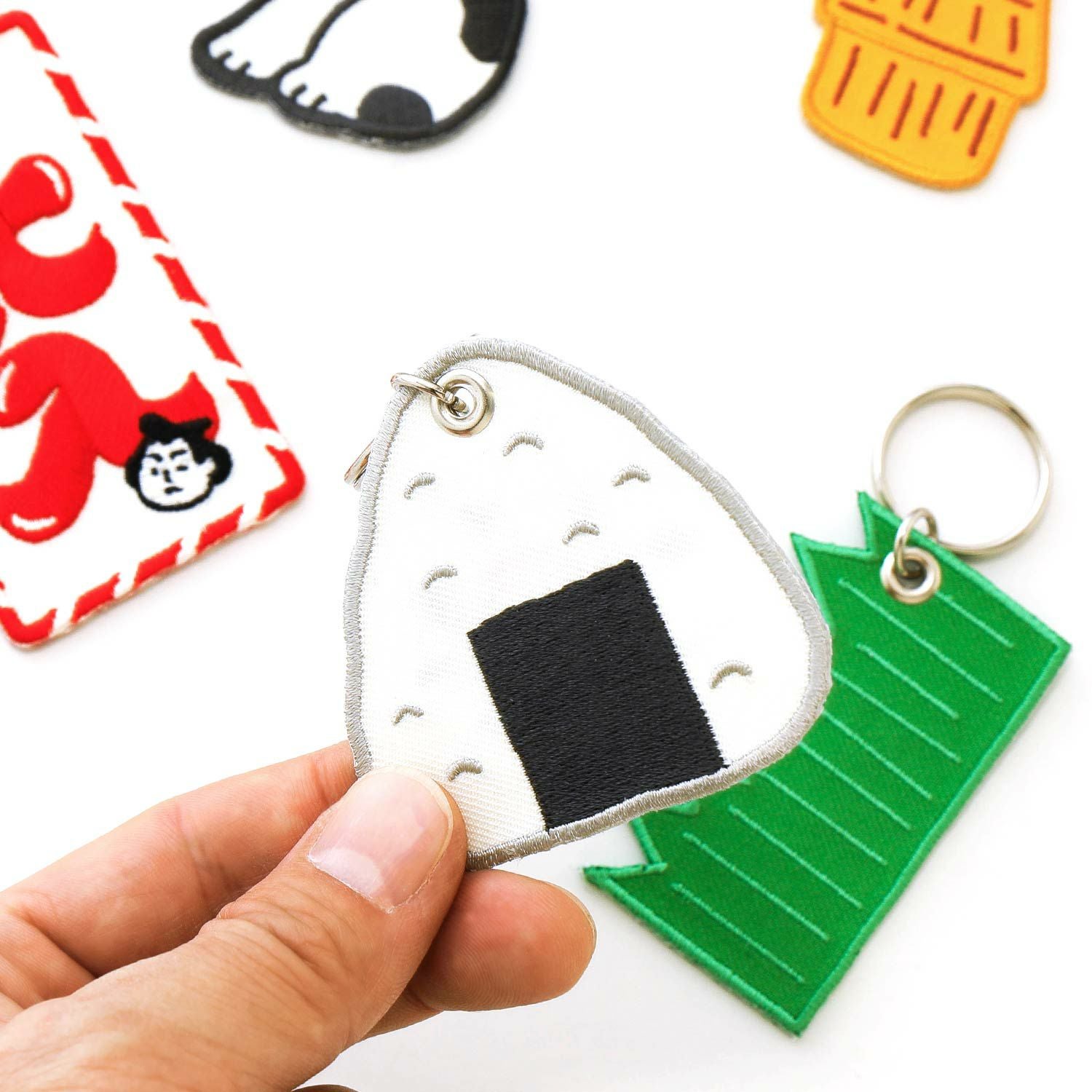 ニューレトロ | スティッチワークキーホルダー（ニッポン） | HIGHTIDE