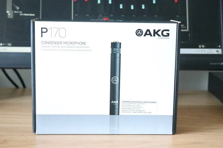 AKG P170をレビュー。楽器の録音に適したスティック型コンデンサー