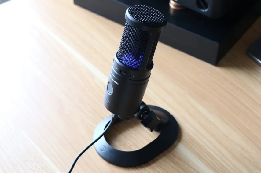 audio technica AT2020USB-XPをレビュー。ノイズリダクションがついた