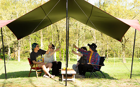 ハイスペックタープ THE TARP -ザ・タープ- レッド | HILLS FIELD