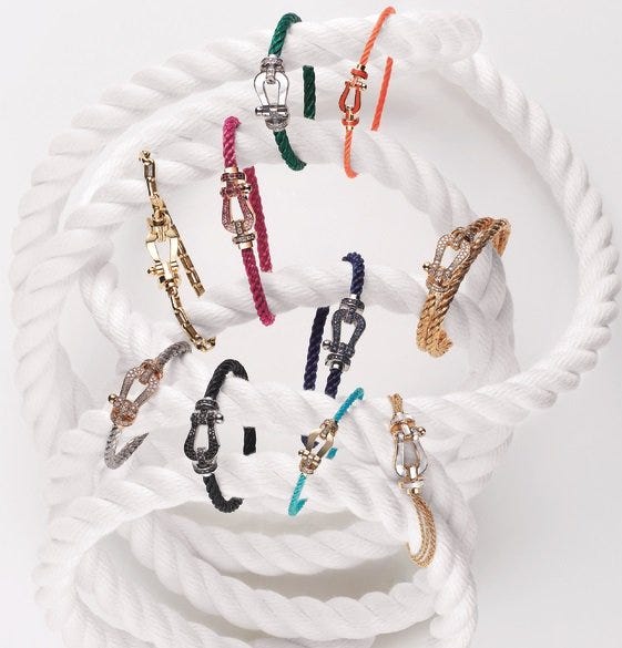 フレッド」のブレスレット、驚きの組み合わせバリエーション！