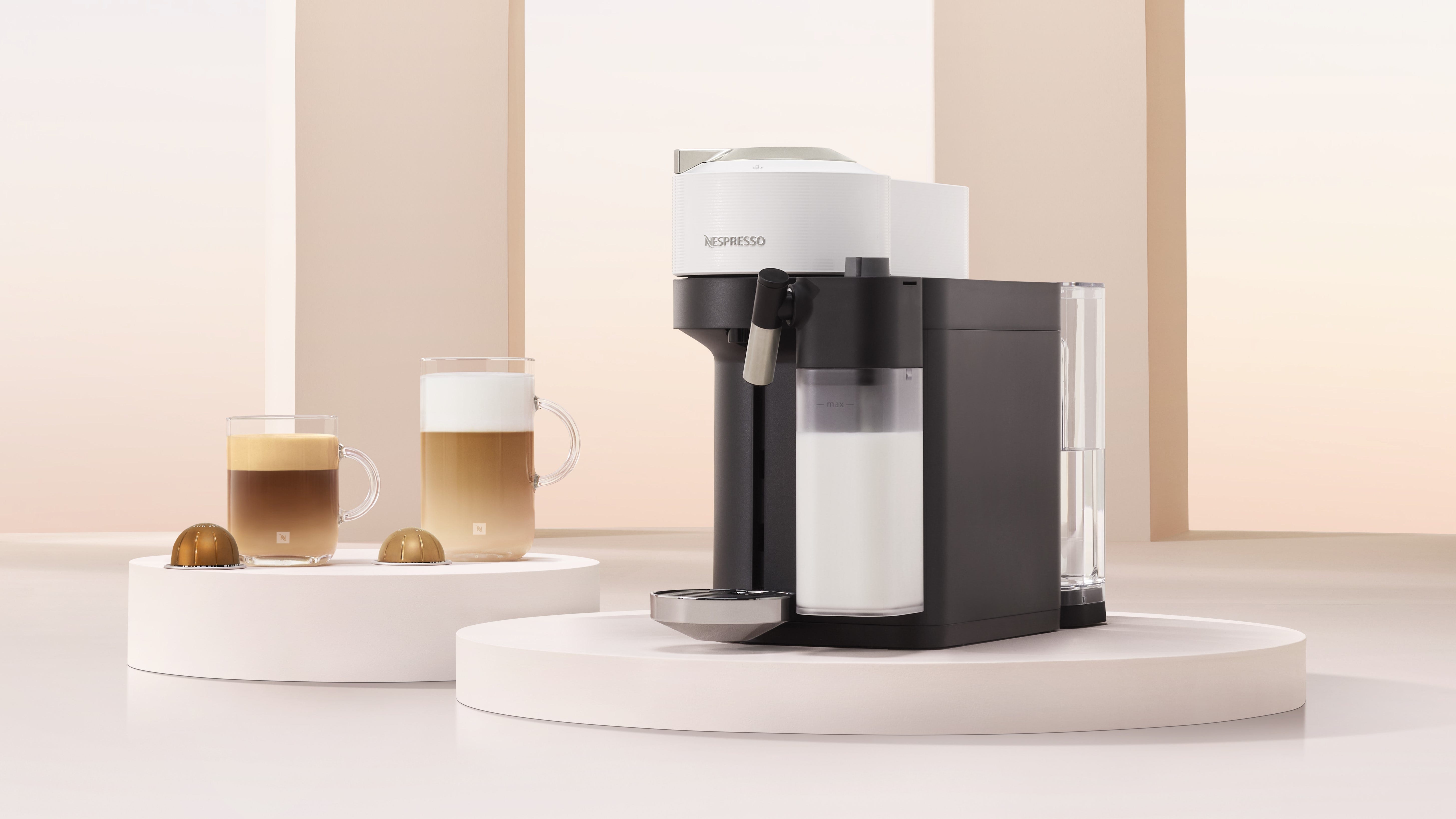 ネスプレッソの「ヴァーチュオ」にミルクレシピ対応のマシンが新登場