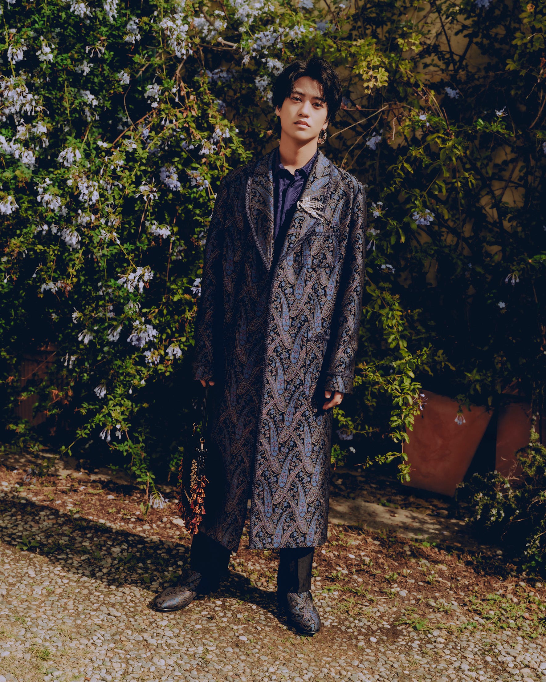 髙橋海人を起用した「エトロ」2025年ホリデーコレクションが公開