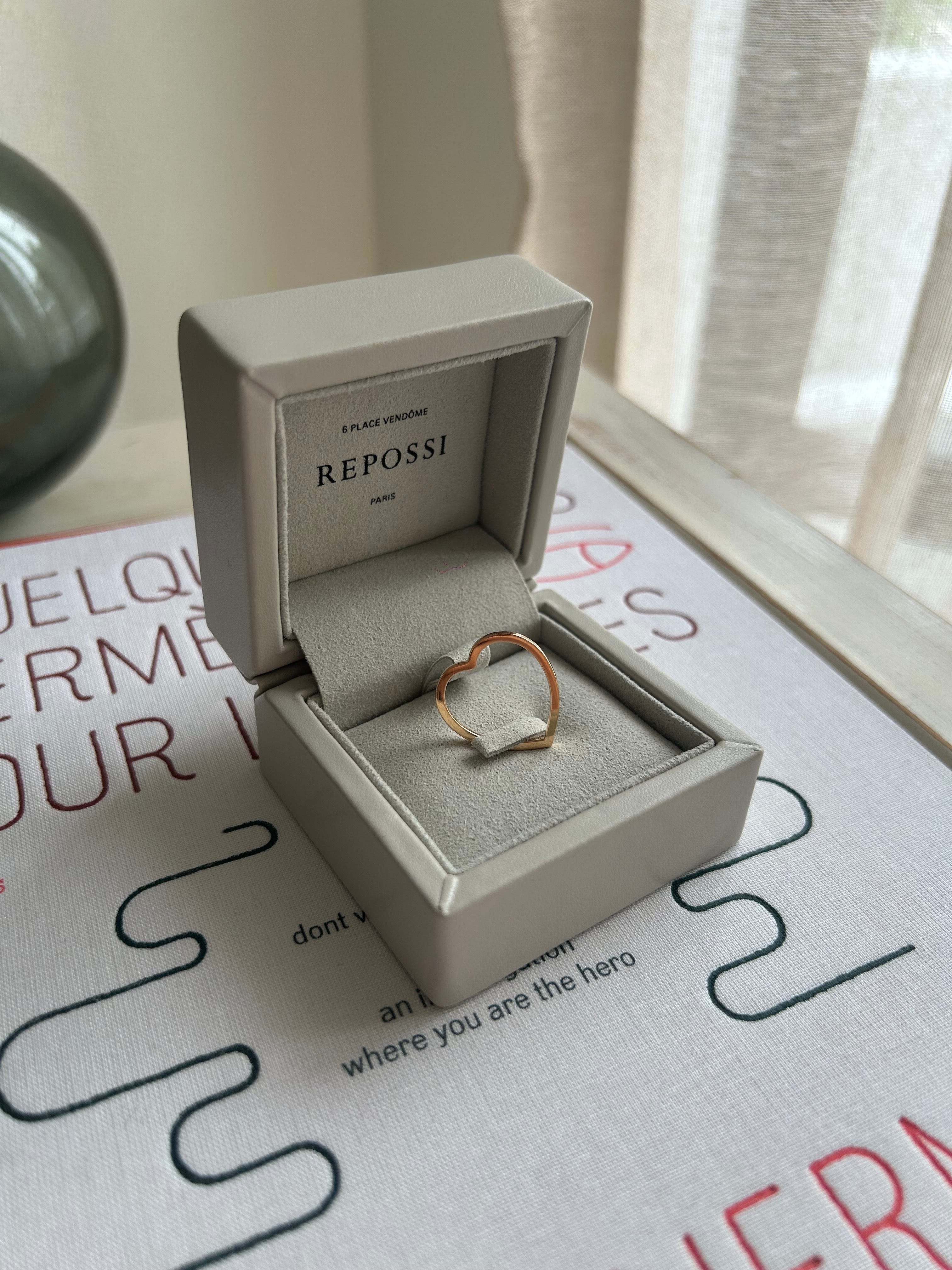 長年思い焦がれた、レポシのハートリングをついに購入｜ハーパーズ