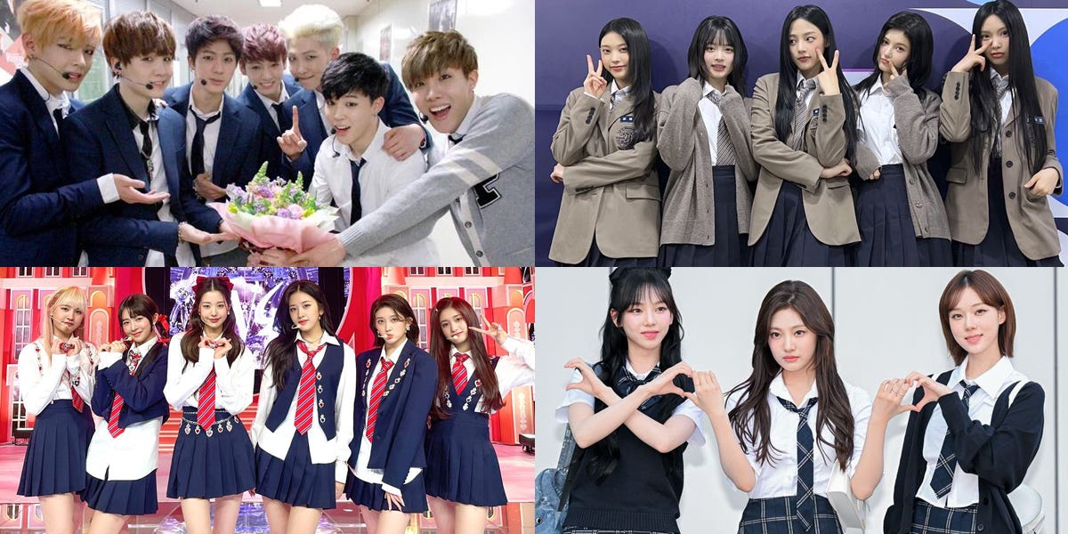 BTSからNewJeansまで！ K-POPアイドルの青春感あふれる「制服ルック」図鑑