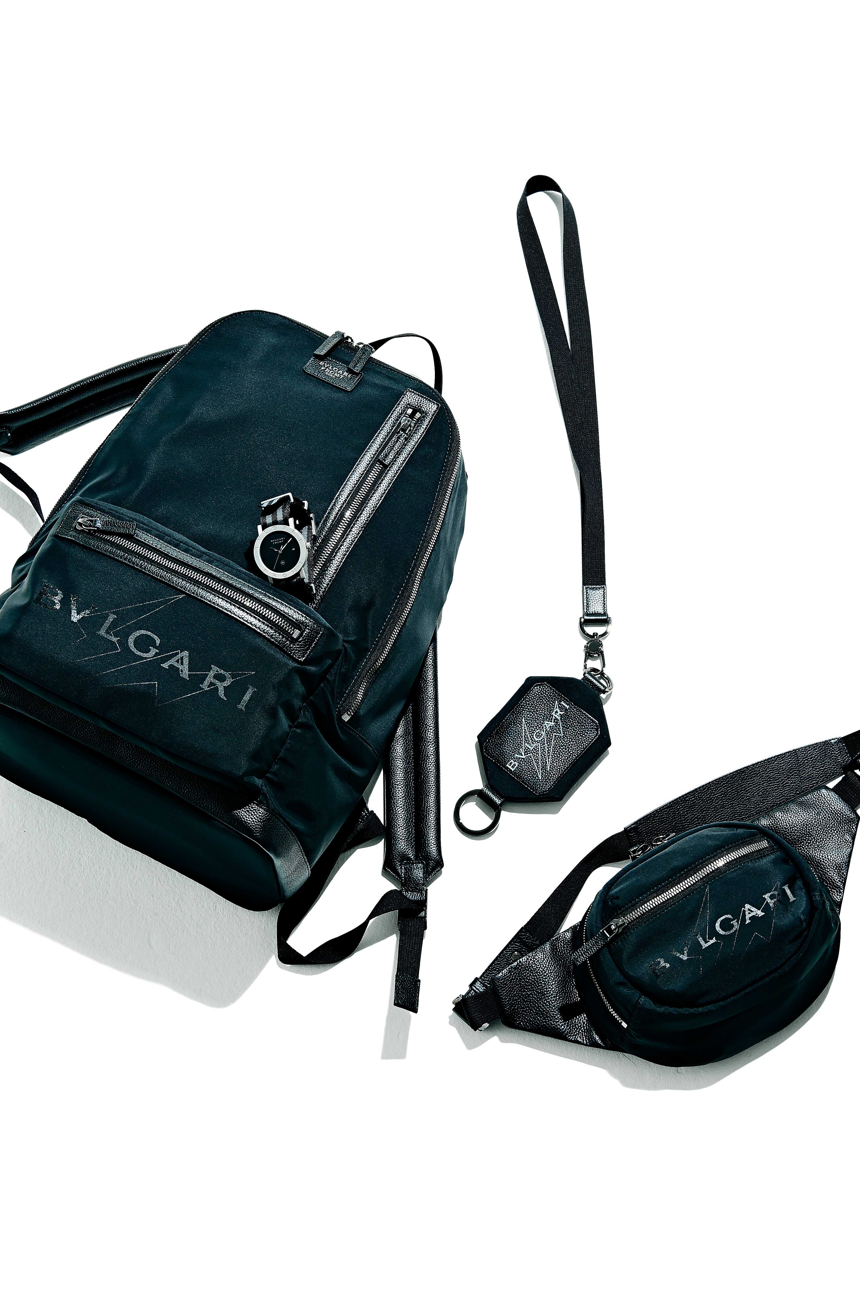 ブルガリ」と藤原ヒロシ氏が再タッグ！ メンズ初のバッグと時計に注目