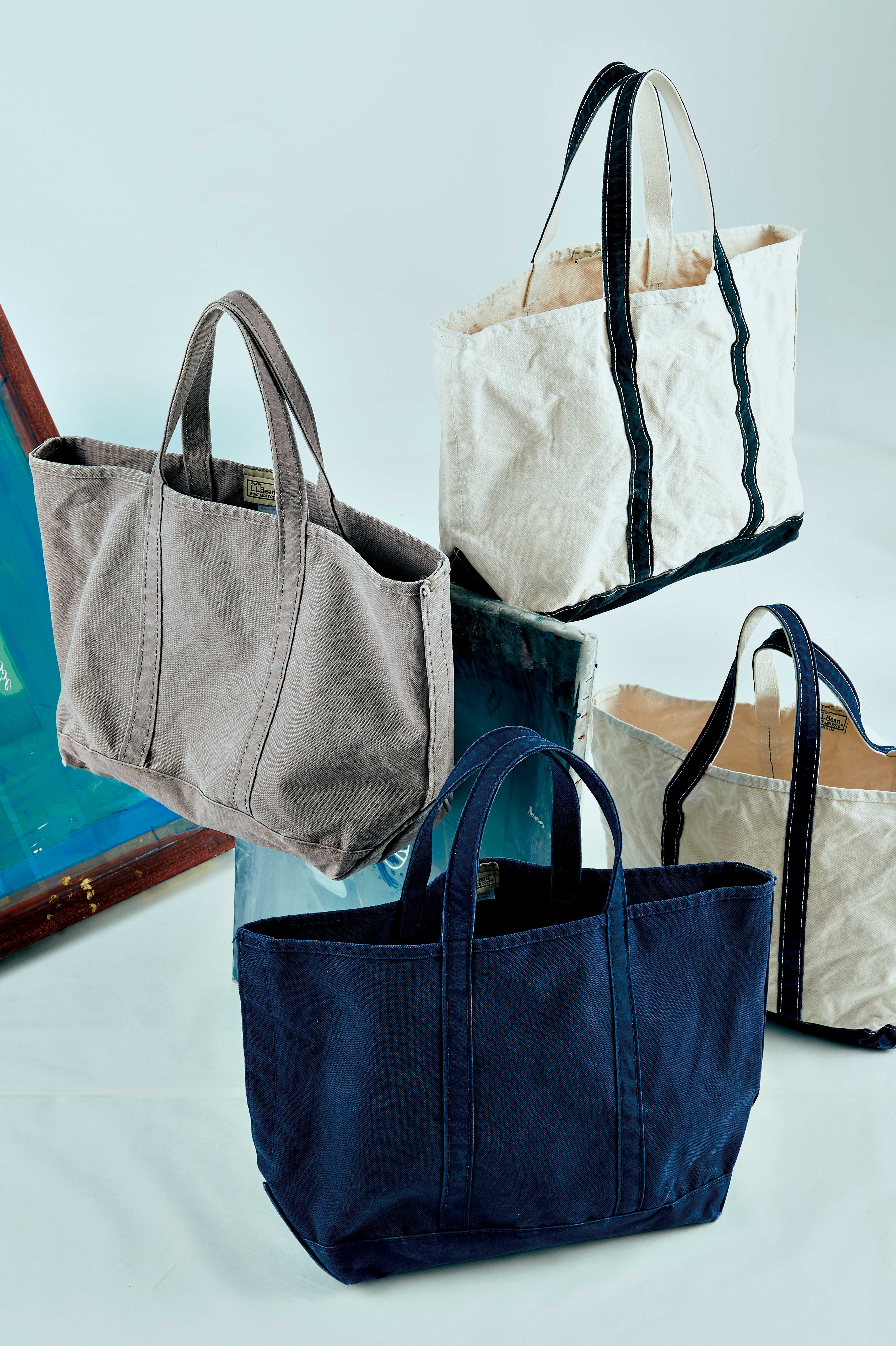 こなれ感たっぷりな、「L.L.Bean」のトートバッグ