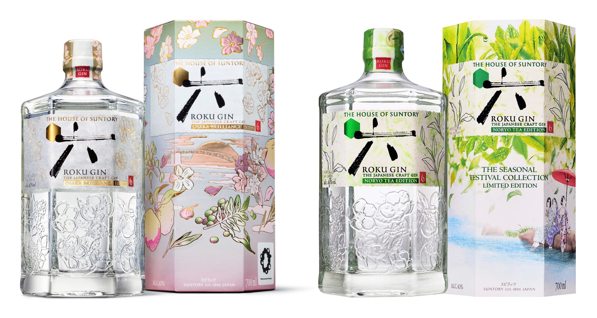 ジャパニーズクラフトジン「ROKU〈六〉」から限定版2種が発売に