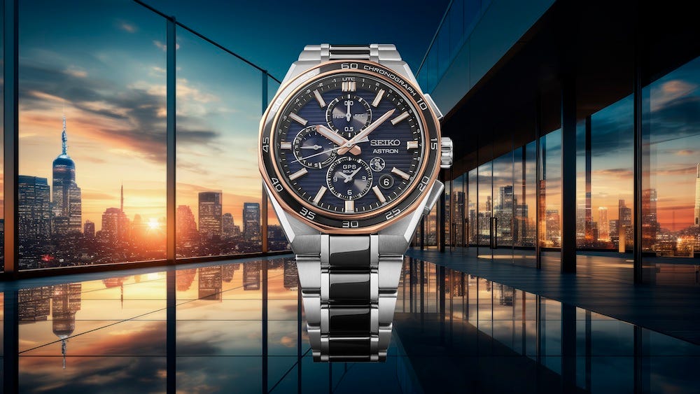 セイコー アストロンよりハイエンドモデル登場！ ケースとサファイア