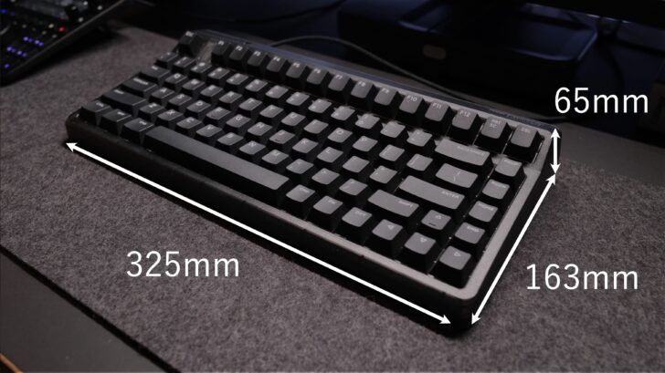 メカニカルキーボード iQunix OG80 をレビュー！ブラックでカッコよい