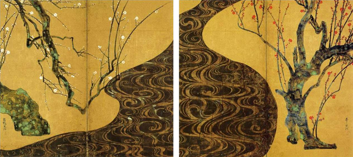 大名品展「紅白梅図屏風＆色絵藤花文茶壷」 MOA美術館 | 熱海温泉