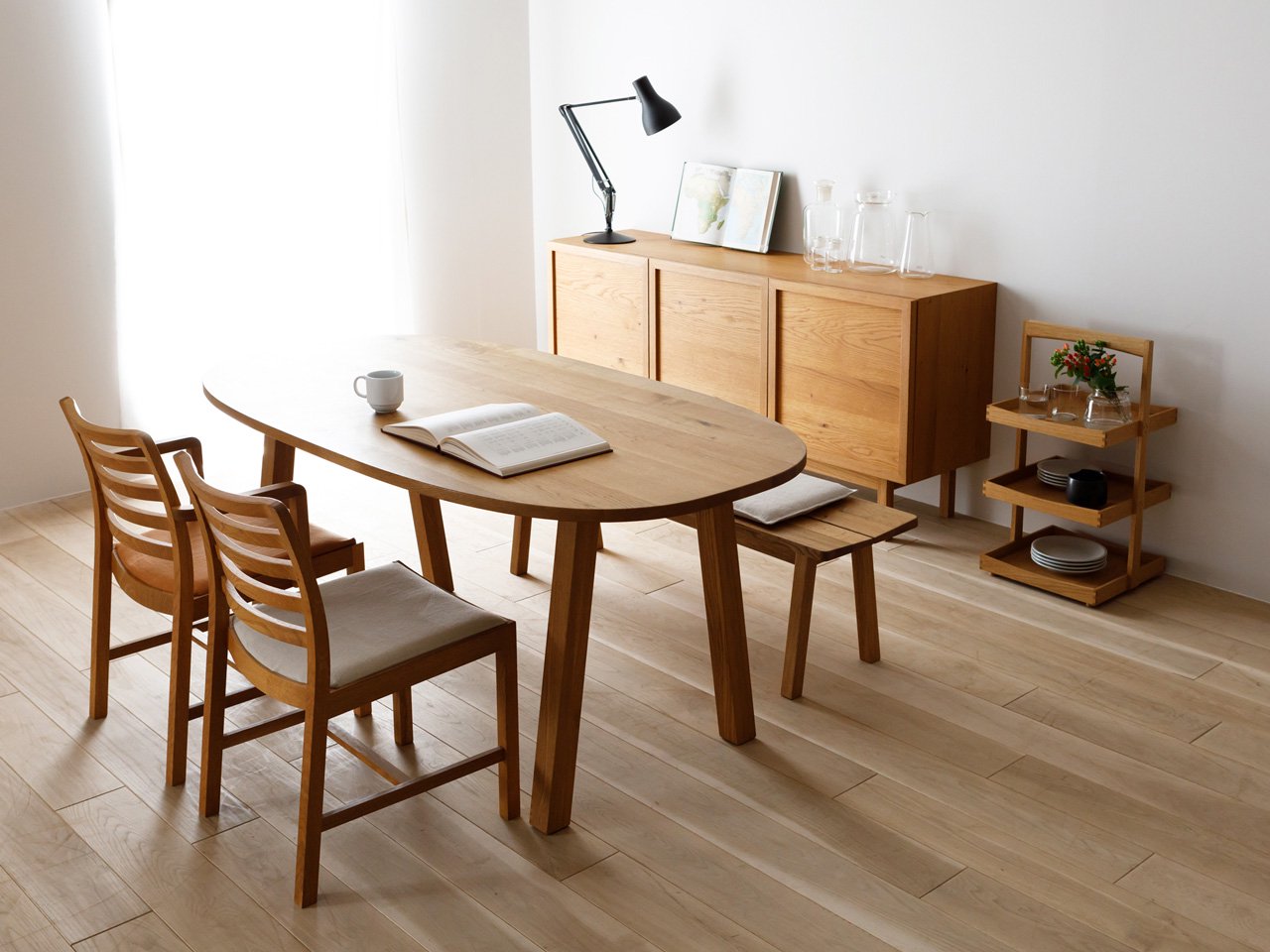 CORNICE オーバルダイニングテーブル - 広松木工