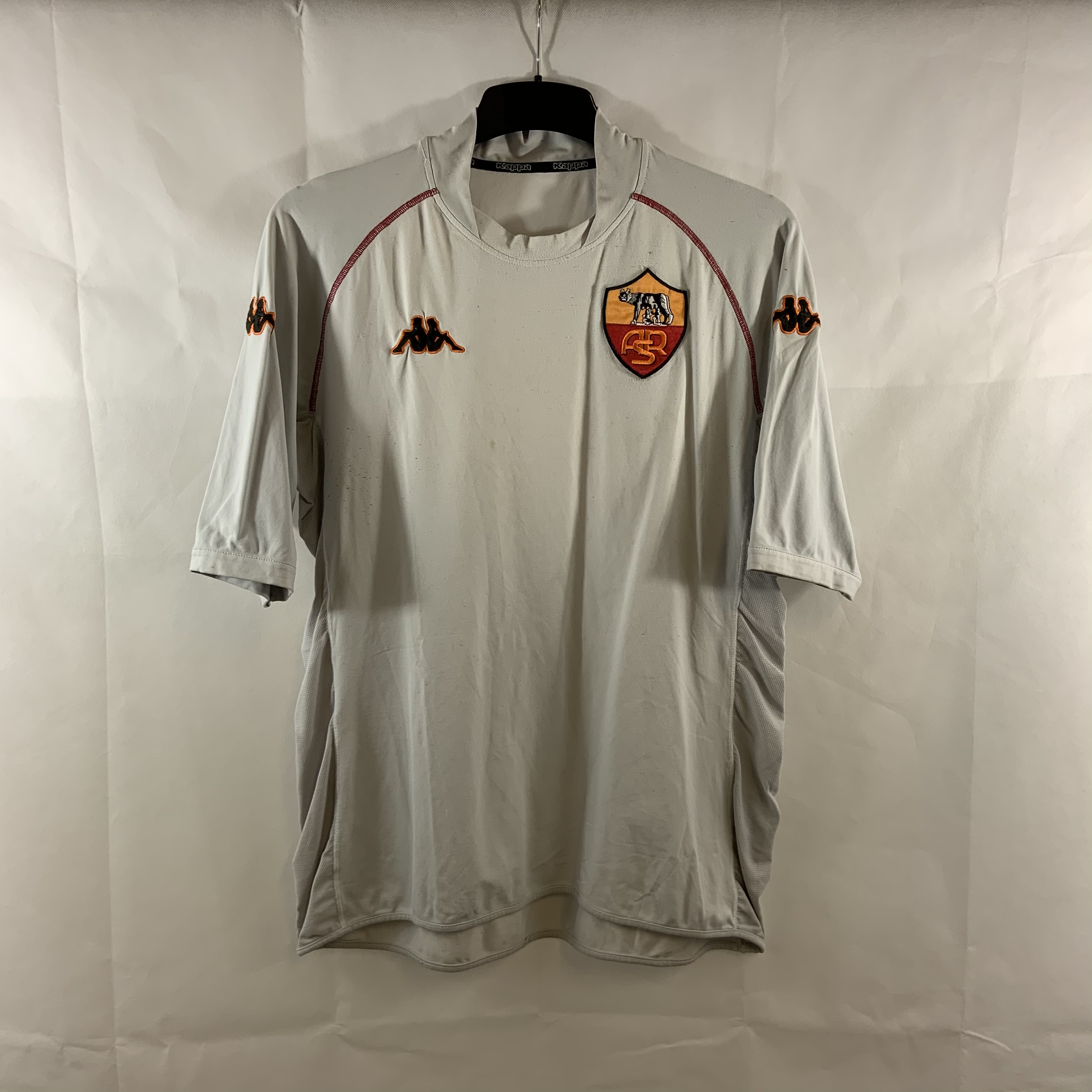 AS Roma CL Away Football Shirt 2002/03 Adults 3XL Kappa E857