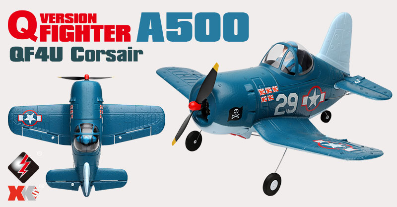 コミカルなフォルムが特徴な重量100g未満のエアープレイン機体「F4U