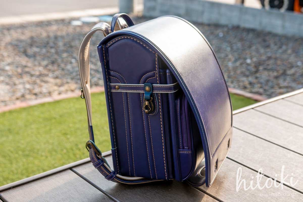 村瀬鞄行の男の子用ランドセルの紫色（パープル）が、おしゃれデザイン