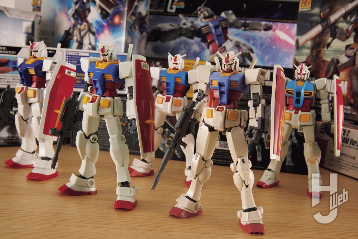 1/144スケール歴代「RX-78-2 ガンダム」の進化を振り返る