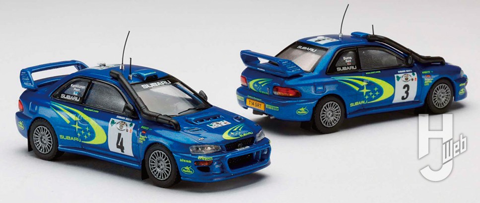 HJ64「SUBARU IMPREZA WRC 1999#6（MONTE CARLO）」からWHELART「MAZDA