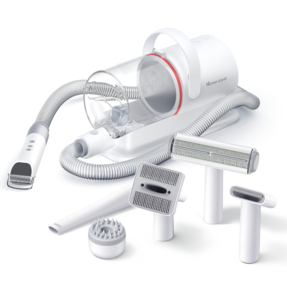 吸引しながらカット】ペットグルーミングキット ブラシ・バリカン