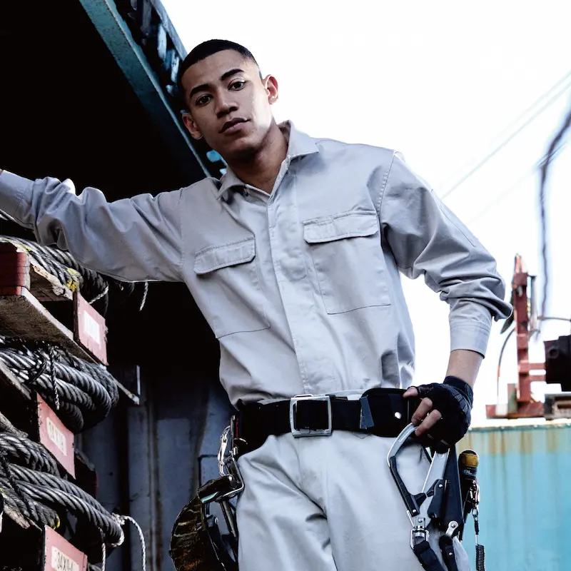 1401オープンシャツ - HOOH VILEA 作業着と電動ファン付き快適ウェアの