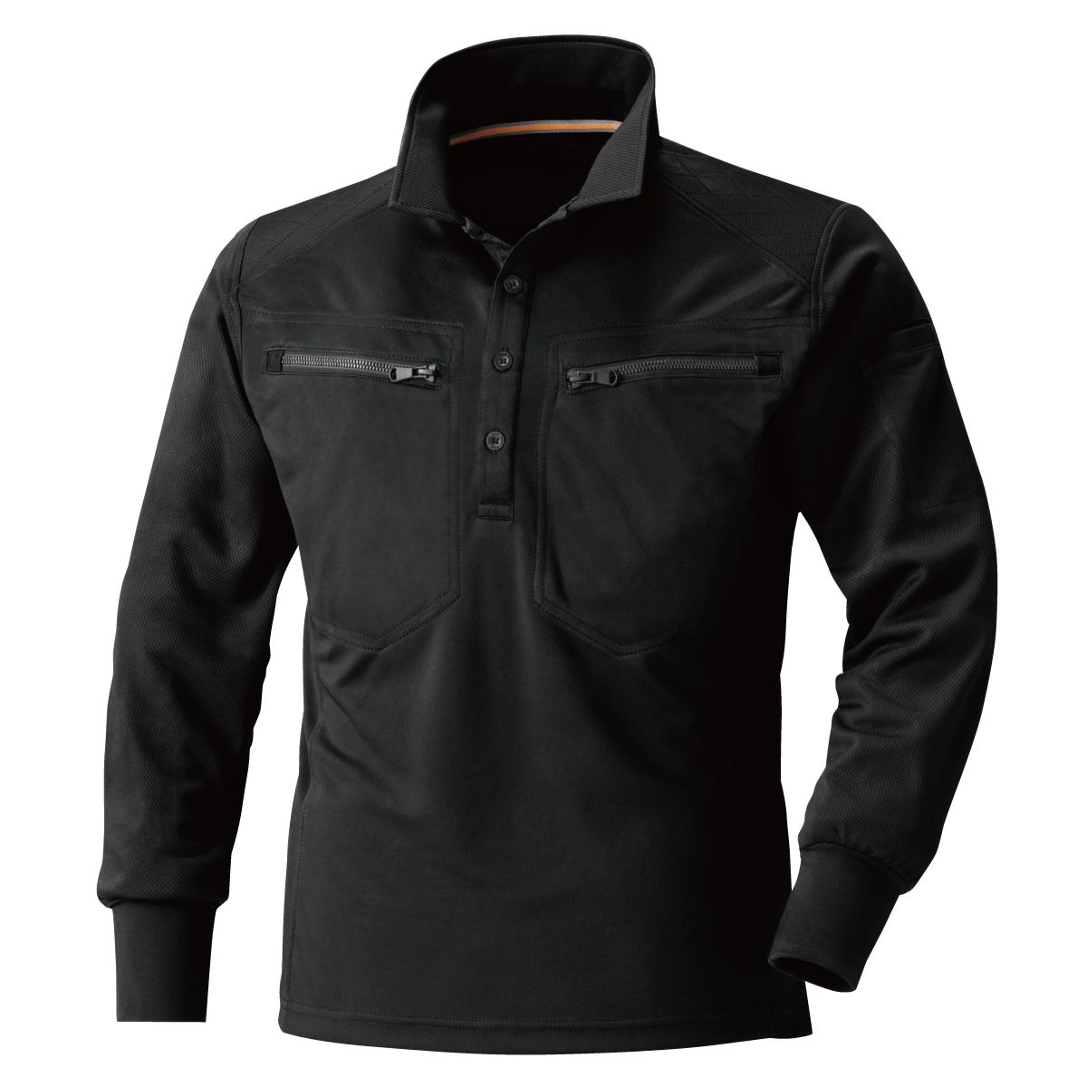 270ミニ衿長袖ポロシャツ - HOOH VILEA 作業着と電動ファン付き快適