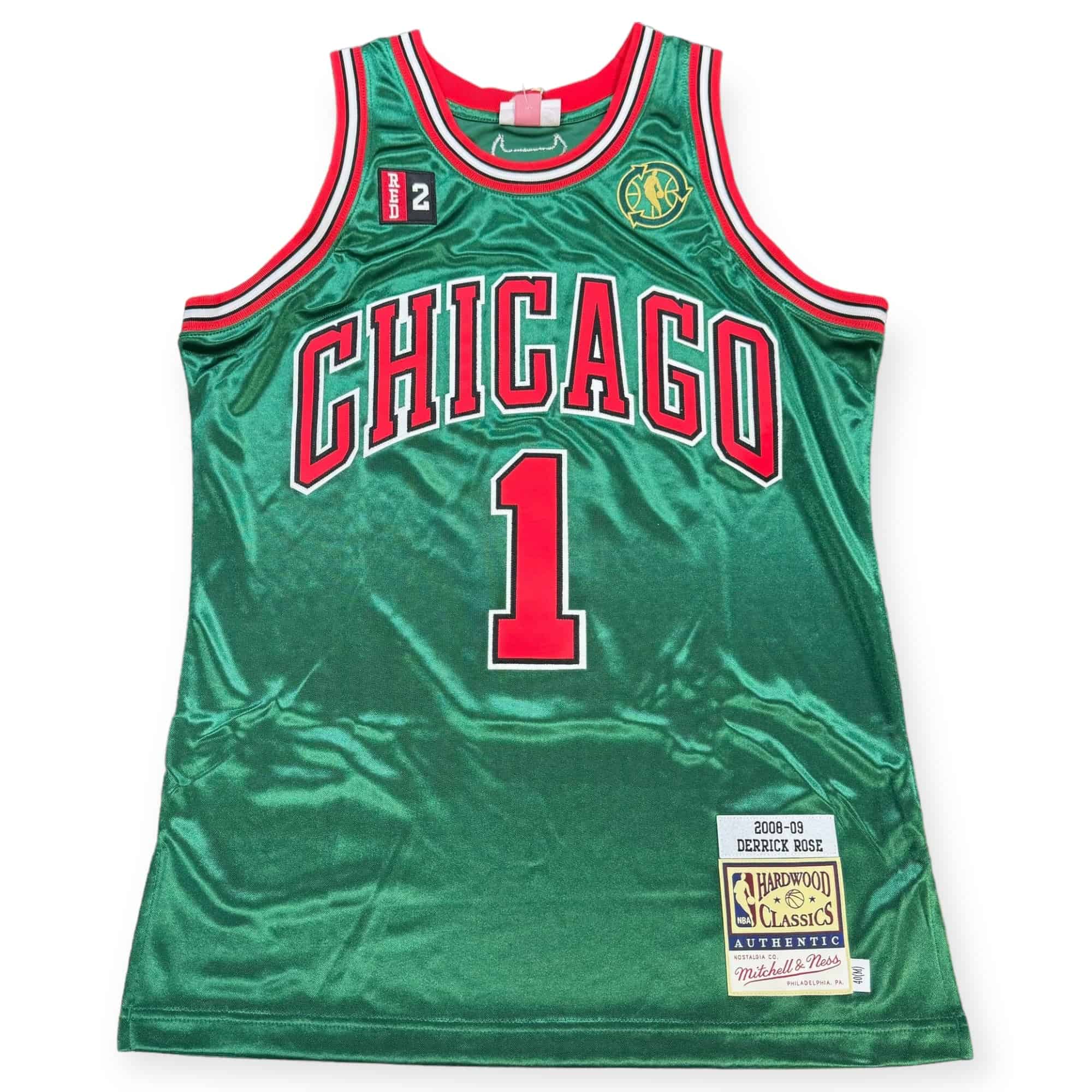 Derrick Rose 2008-2009 Chicago Bulls Inaugural Green Week Edition