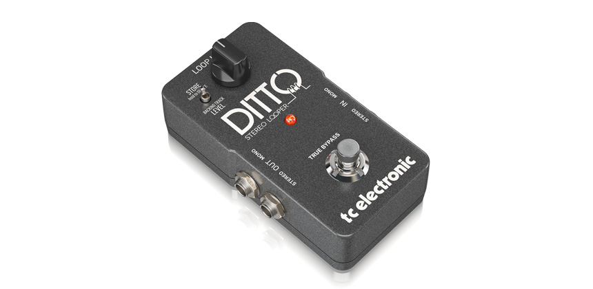 DITTO STEREO LOOPER Guitar and Bass Effects TC Electronic