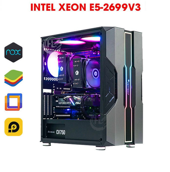 PC Đơn Xeon E5-2699 V3 I Ram 96G I GTX 1080 TI 11G I NVME