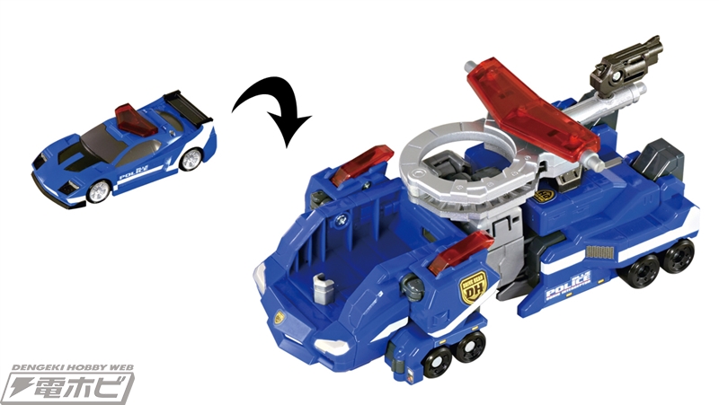 トミカハイパーレスキュー ドライブヘッド 機動救急警察』の変形