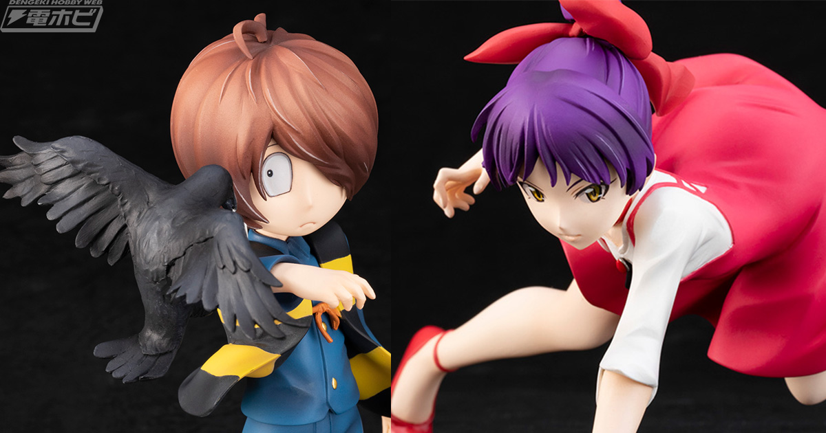 ゲゲゲの鬼太郎』鬼太郎＆ねこ娘がメガハウスから揃ってフィギュア化