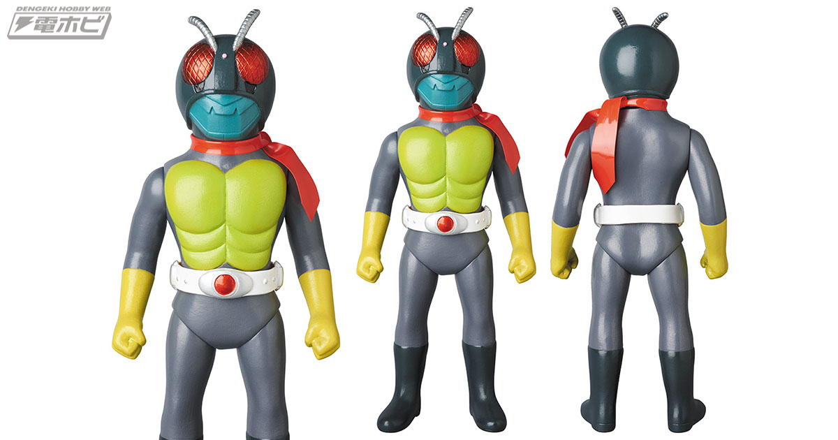 原作版の仮面ライダーがレトロソフビ人形となって池袋にてイベント限定