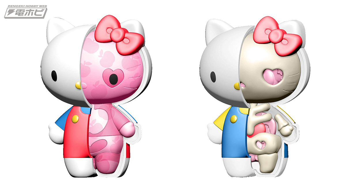 ハローキティとマイメロディの内側が丸見え!?インパクト抜群の「KAITAI